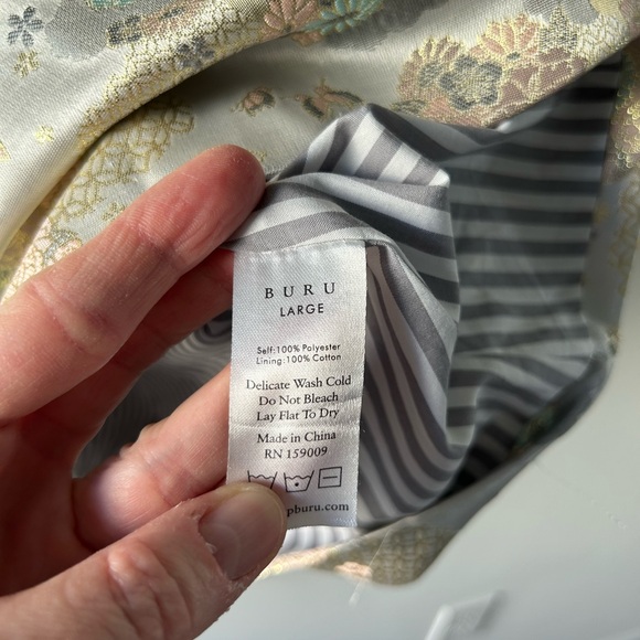 Buru metallic floral printed sleeveless dress - Picture 4 of 5